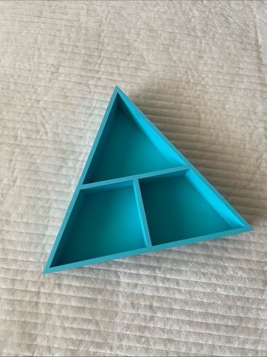 Urban Outfitters Other - 🌼 Turquoise Triangle Cubby Shelf for Knickknacks and dudads Apothecary shelf